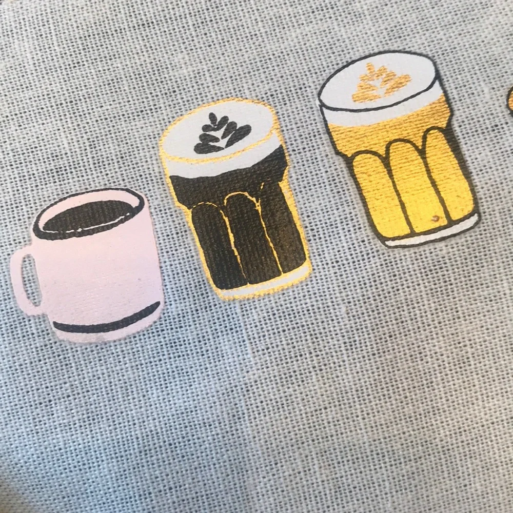 Mara Mi Canvas Pouch with Enamel Pin